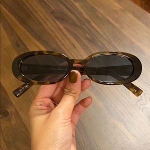 Le Specs Outta Love Sunglasses in Tortoise
